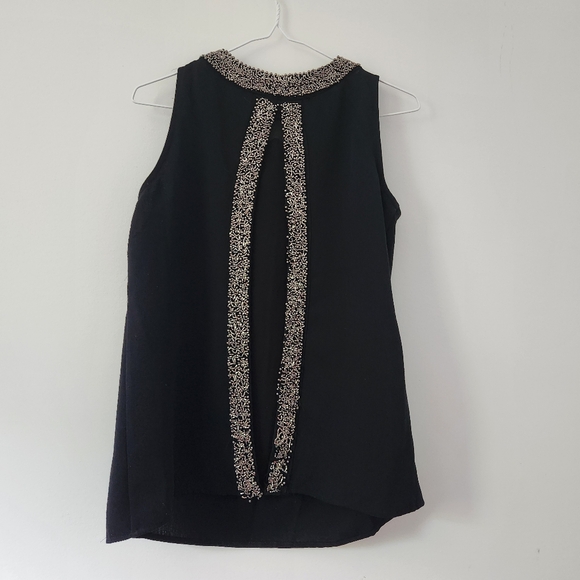 Mandee black sleeveless blouse. - Picture 5 of 7